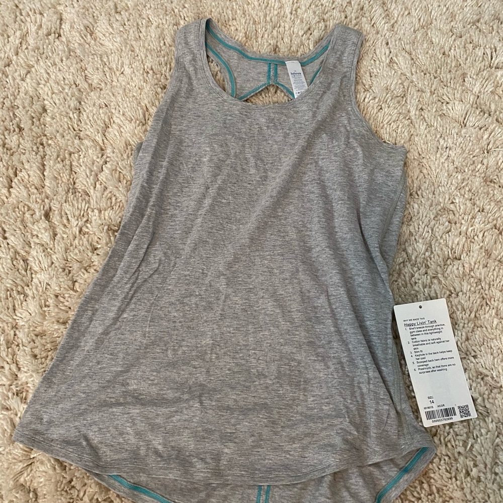 NWT grey ivivva tank top